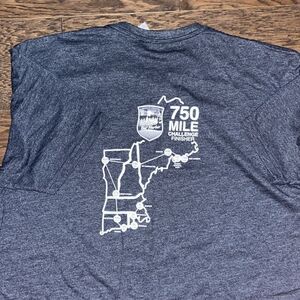 Boston Ma to Bar Harbor Maine 750 mile challenge finisher ultra marathon T shirt
